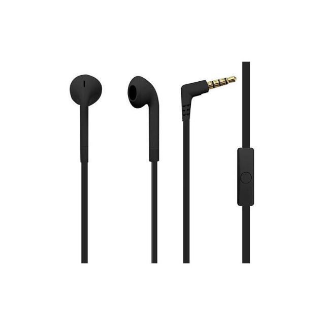 Puro Icon Earphones Handsfree Black IPHF27ICONBLK