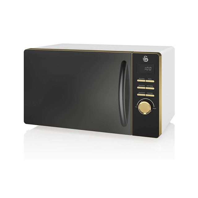 Φούρνος Μικροκυμάτων Ψηφιακός Gatsby Swan 800W Μαύρος SM22045BLKN