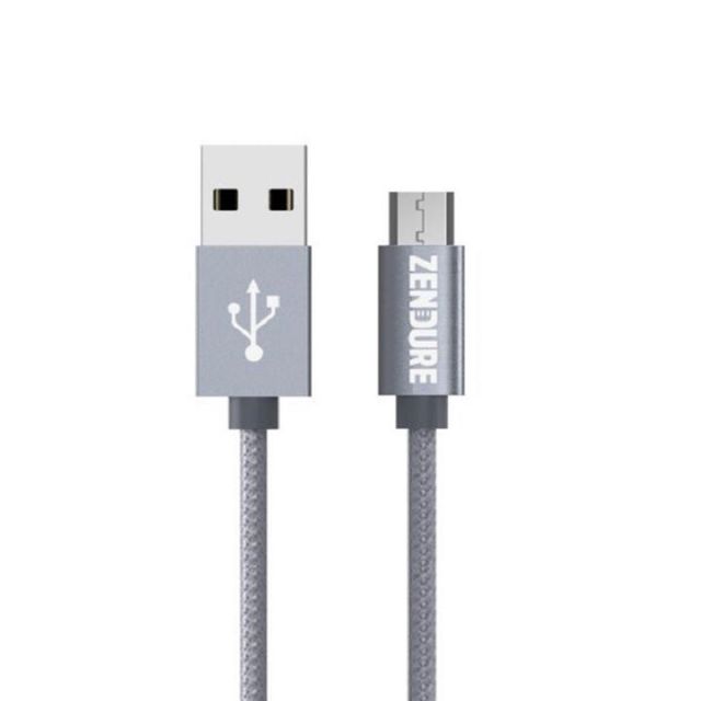 Zendure Charging Cable USB to Micro USB 30cm Gray ZDNMC1-GY