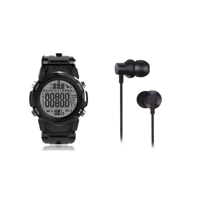 Smartwatch Lenovo C2 Black & Earbuds Lenovo HF130LENOVOC2BLK