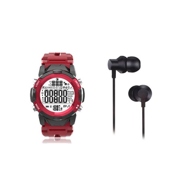 Smartwatch Lenovo C2 Red & Lenovo Earbuds HF130LENOVOC2RED