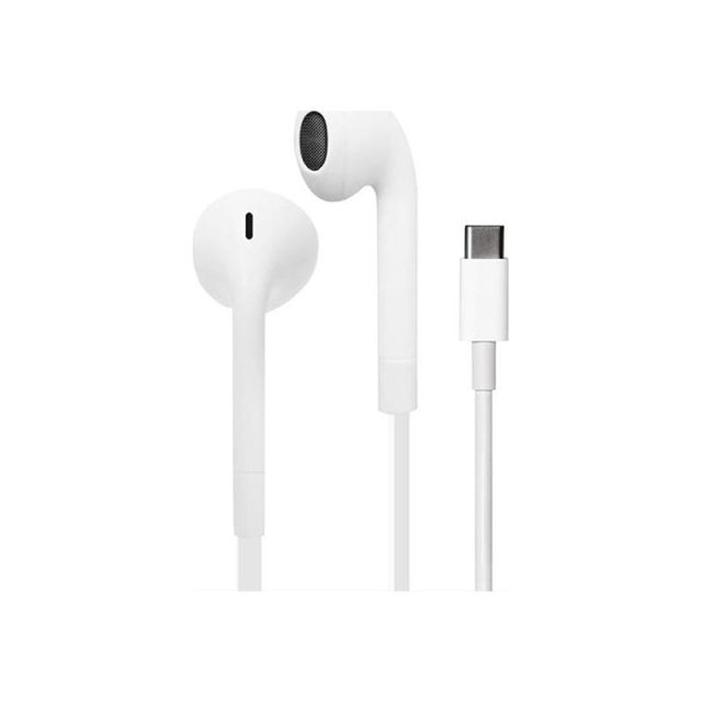 Puro Icon Earphones Handsfree Type-C White IPHF27USBCWHI