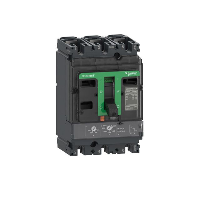 Διακόπτης Ισχύος Compact NSX250N TMD 250A 3P3D C25N3TM250
