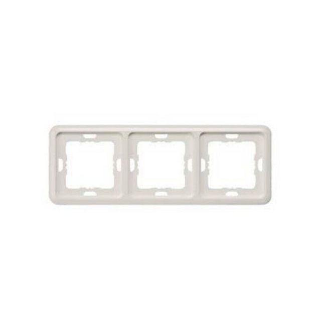 Delta Frame 3 Gangs Titanium White 5TG1773