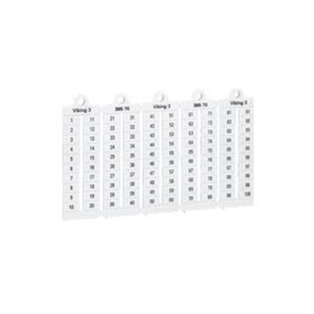 Label Viking 6Mm Number 1-50