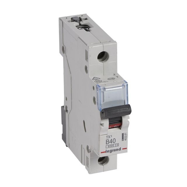 Miniature Circuit Breaker 6kA Type Β 1-Pole 40Α TX3
