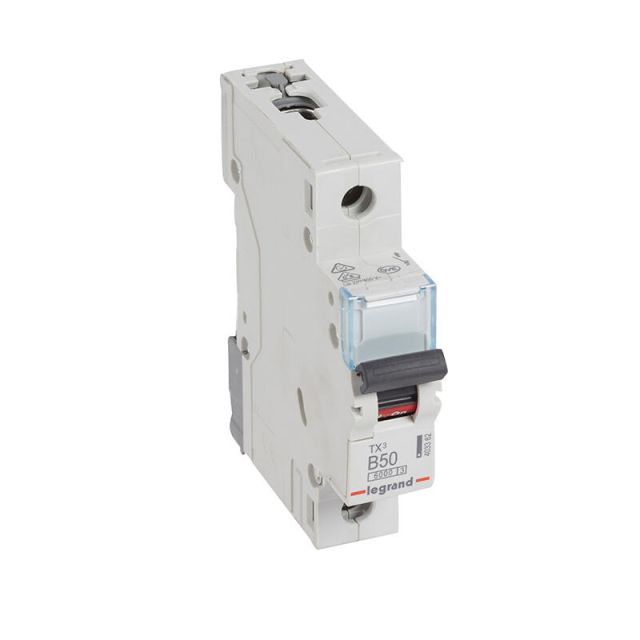Miniature Circuit Breaker 6kA Type Β 1-Pole 50Α TX3