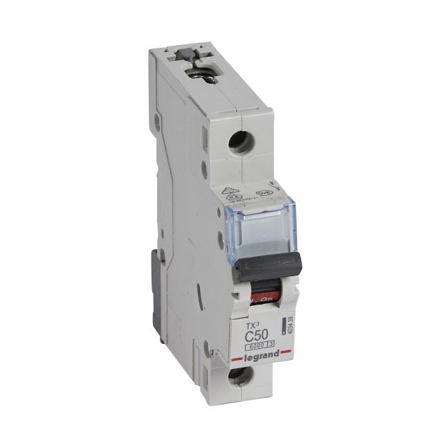 Miniature Circuit Breaker 6kA Type C 1-Pole 50Α TX3