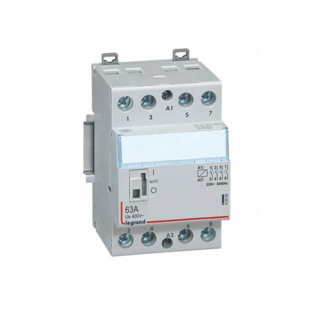 Power contactor CX³ - with 230 V~ coll and handle - 4P 400 V~ - 63 A