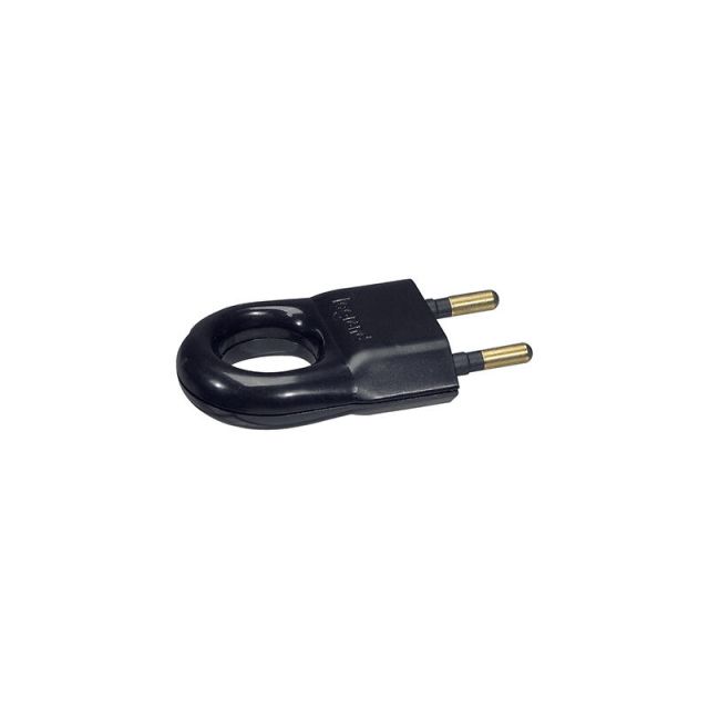 Elecrical Plug Extension Μale 6A Angle Black