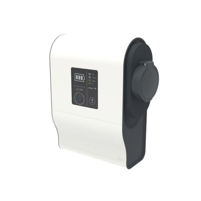 Charging Car Station Three Phase 22kW 32A with DC protection Mode 3 Green'up Premium Legrand 58000