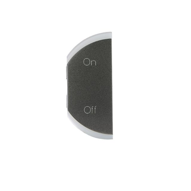 Celiane Plate On-Off Left 1 Module Graphite 064880