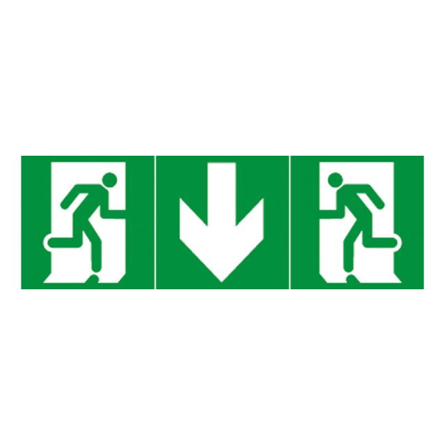 Label Arrow and Man Uone 661670