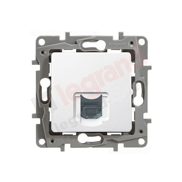 Niloe Socket Telephone RJ11 Recessed White 664569