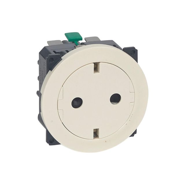 Celiane Socket 2P+E Recessed Ivory 67169