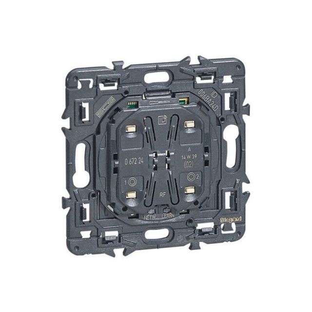 Celiane Wireless Switch Transmitter On / Off Iluminated 2 Gangs Recessed 67224