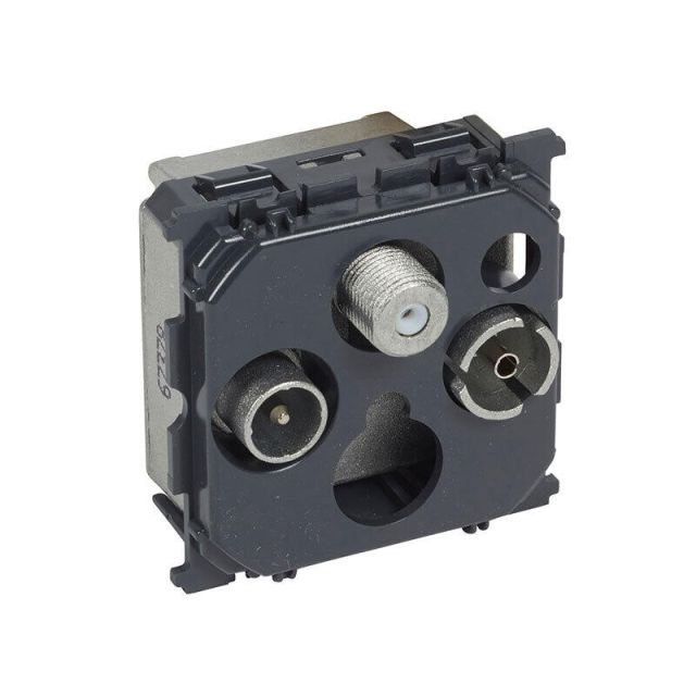 Celiane Socket Mechanism TV-RD-SAT Intermediate Recessed 67378