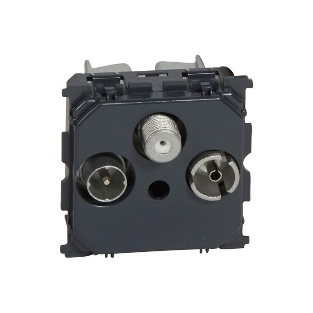 Celiane Μηχανισμός Πρίζας TV-RD-SAT Απλή Χωνευτός 67388