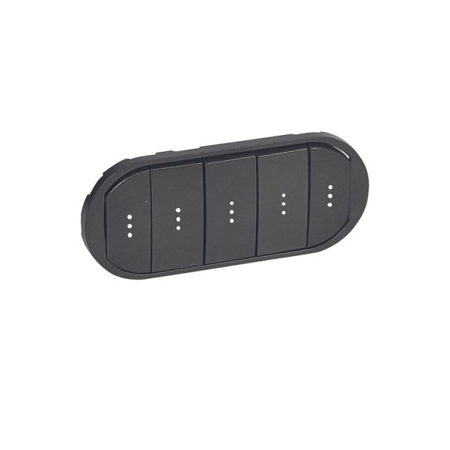 Celiane Plate 5-Fold Lighting Graphite 067906
