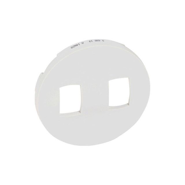 Celiane Rocker Plate With Level 2 Gangs White 68019