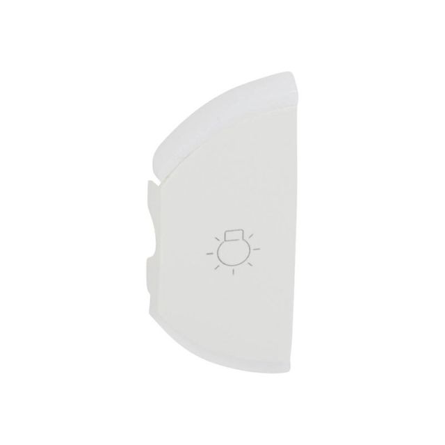 Celiane SCS Plate With Light Symbol Left 1 Gang White 68148