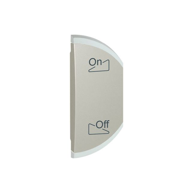 Celiane Plate Met 1 Module Right Titanium 068452