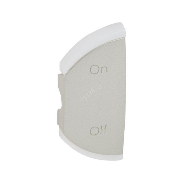 Celiane SCS Plate Left 1 Gang Titanium 68580