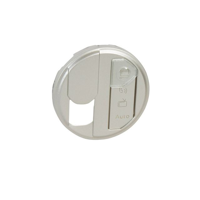 Celiane Plate Socket Multimedia Titanium 068591
