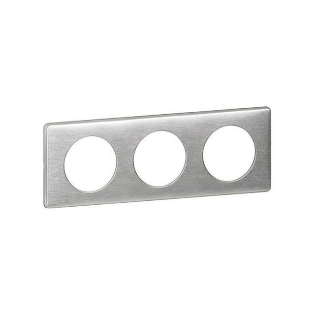 Celiane Frame 3 Gangs Anodized Aluminium 68923