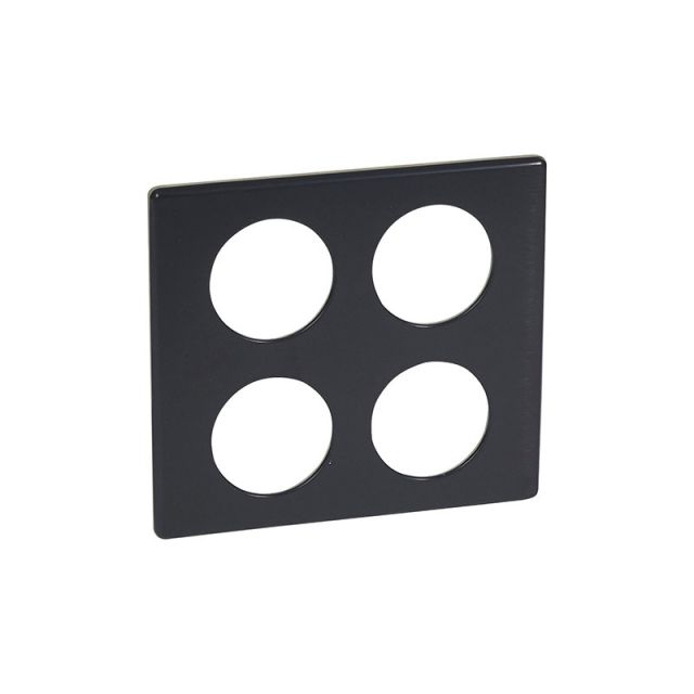 Celiane Πλαίσιο 2x2 Θέσεων Carbon 068950