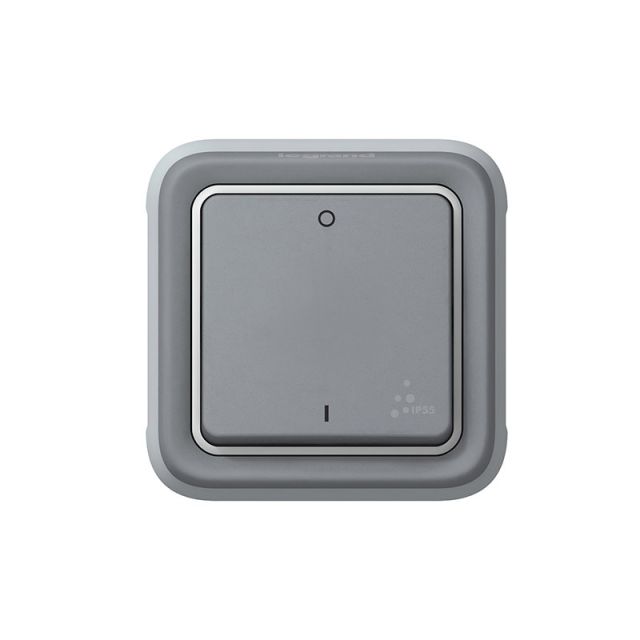 Plexo IP55 Mechanism Bipolar Switch Gray 069530