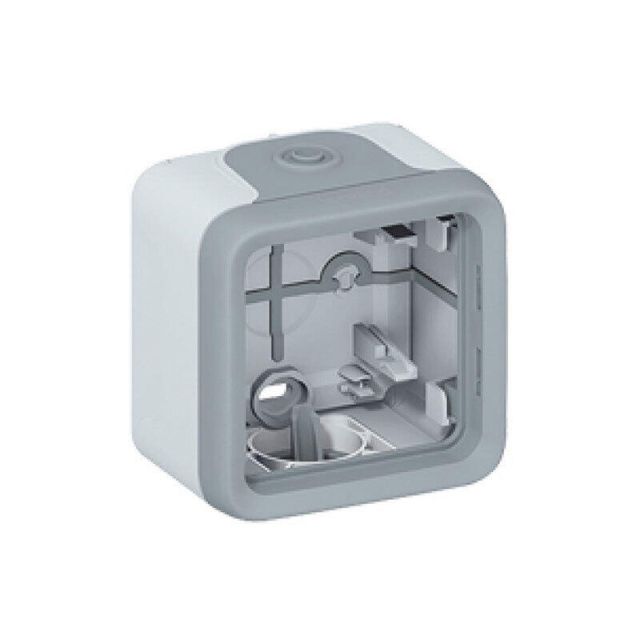 Plexo IP 55 Κουτί Επίτοιχο 1 Στοιχείου Γκρι 069651