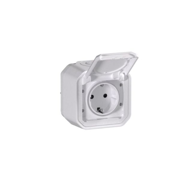 Plexo N IP 55 Πλήρης Πρίζα Σούκο Επίτοιχη Λευκή 069771L