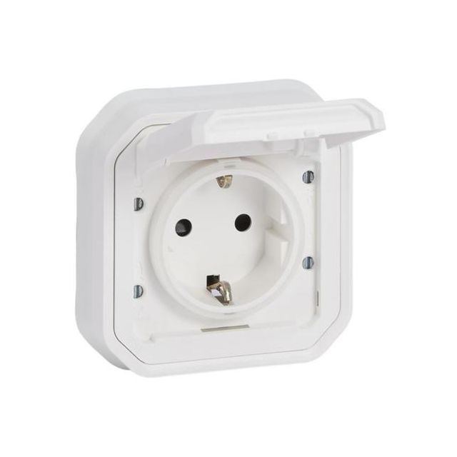 Plexo N IP 55 Πλήρης Πρίζα Σούκο Λευκή 069868L