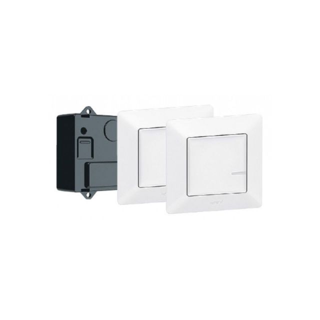 Valena Life Ready To Connect Lighting Pack 2W 1 Micromodule and 2 Wireless Switches White 752150