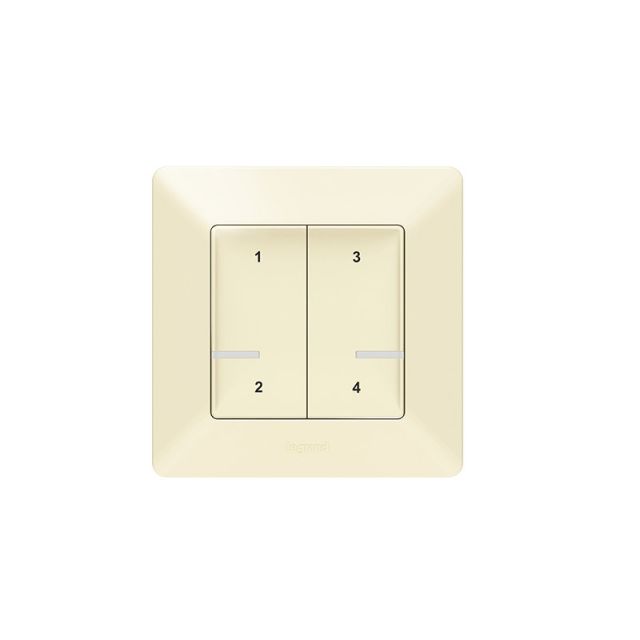 Valena Life Connected Wireless Switch 4 Scenarios Ivory 752268