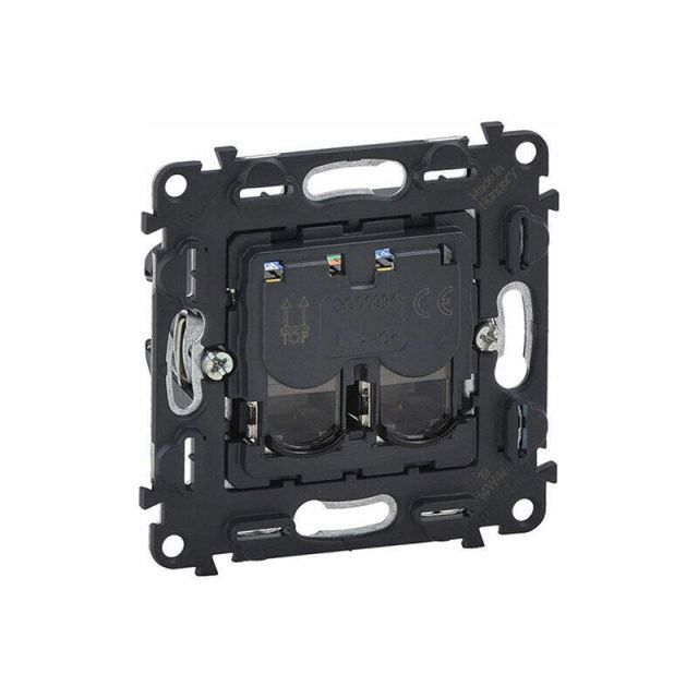 Valena Life/Allure RJ45 UTP CAT6A Socket Mechanism 2 Gangs Recessed753045