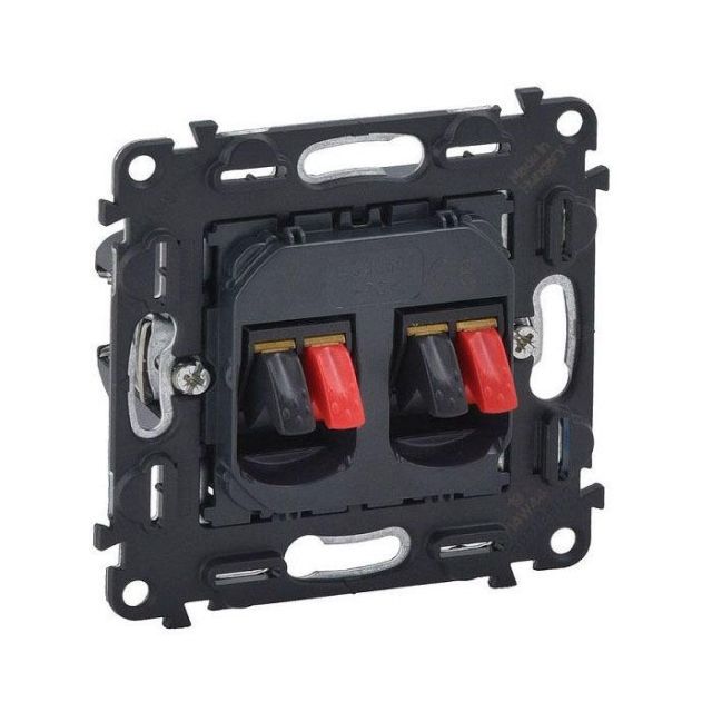 Valena Life/Allure Μηχανισμός Πρίζας Ηχείων Διπλή Χωνευτός 753078