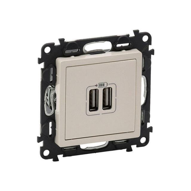 Valena Life 2XUSB Charging Socket Recessed Ivory 753212