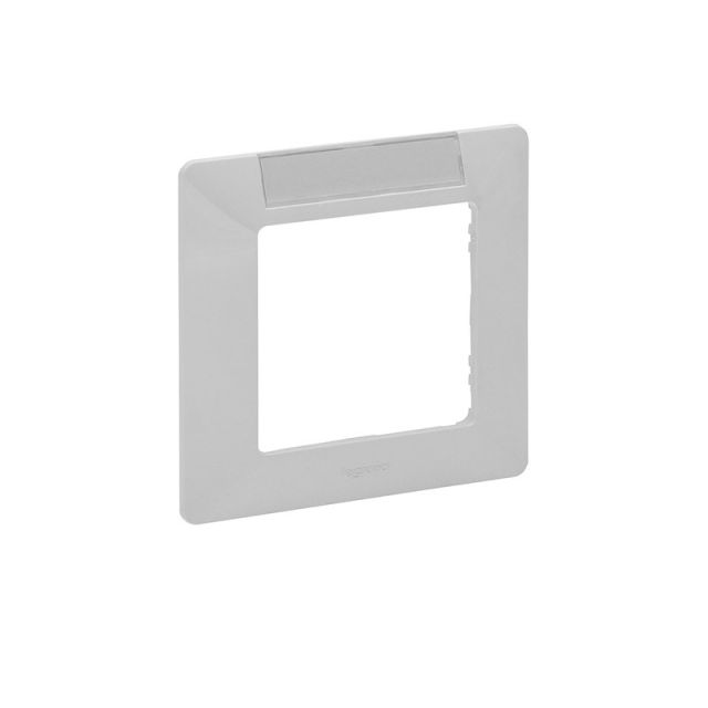 Valena Life Plate 1 Gang with Label White 754011