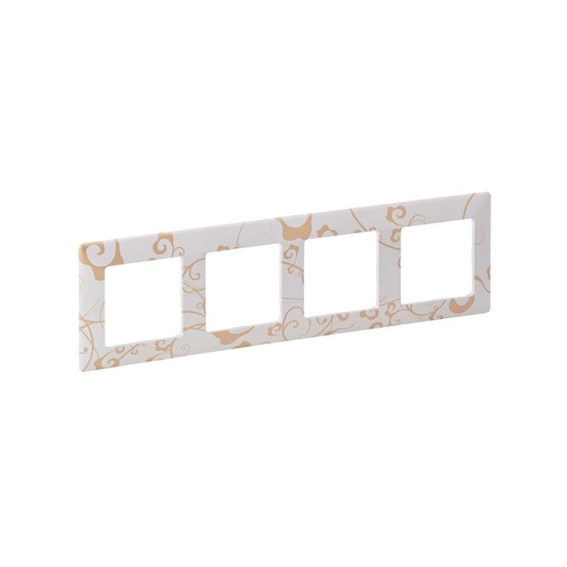 Valena Life Plate 4 Gangs White 754104