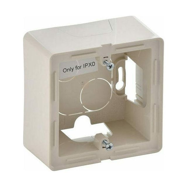 Valena Life Box 1 Gang Wall Mounted Ivory 754201