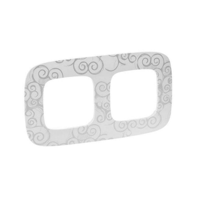 Valena Allure Frame 2 Gang Νarcis Chrome Valena Allure 754342