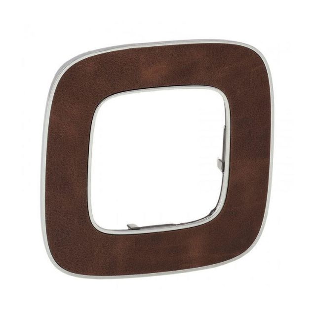 Valena Allure Frame 1 Gang Leather 754451