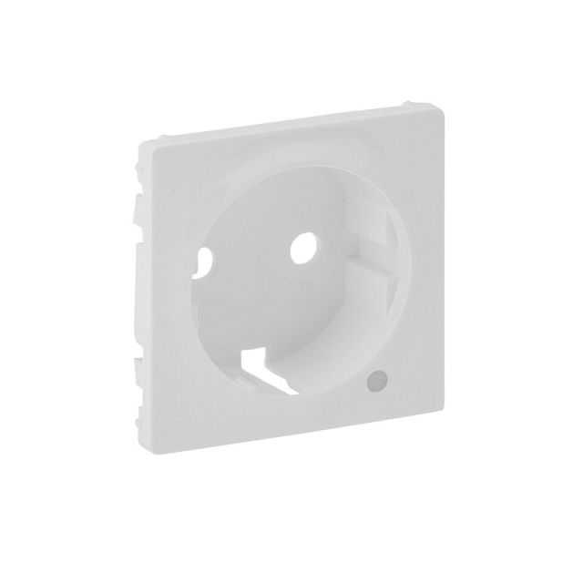 Valena Life Plate Schuko Indicative White 754850