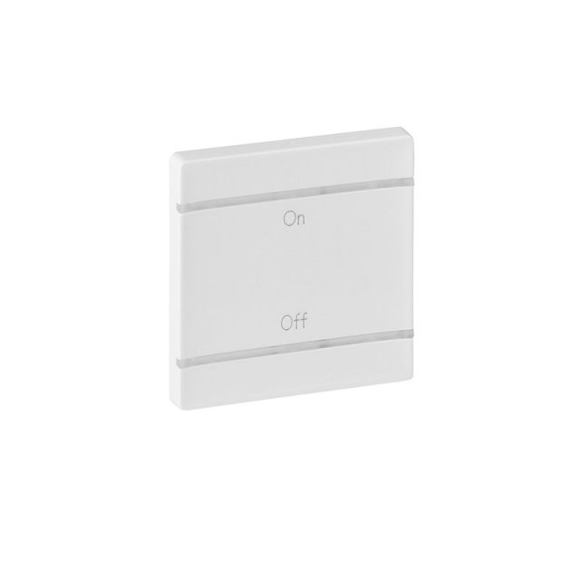 Valena Life Plate On/Off 2 Modules White 755170