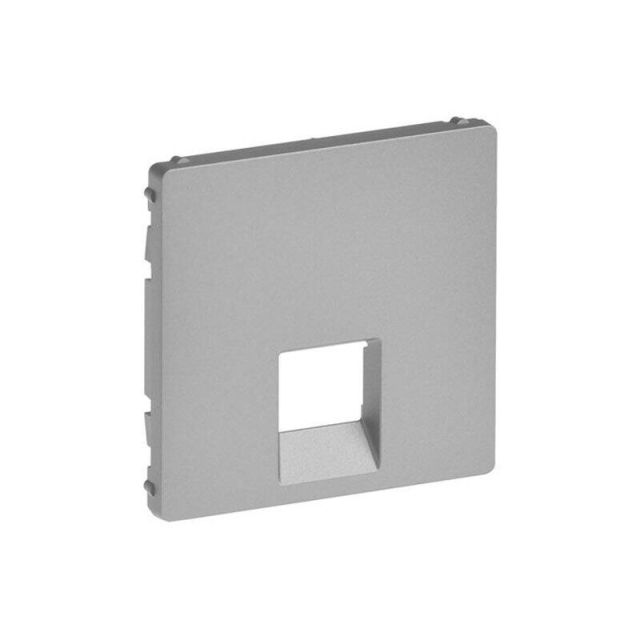 Valena Life RJ11/RJ45 Plate Aluminium 755412