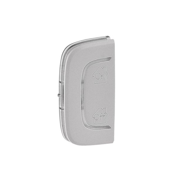 Valena Allure Plate On/Off Gen Left 1 Module Aluminium 755546