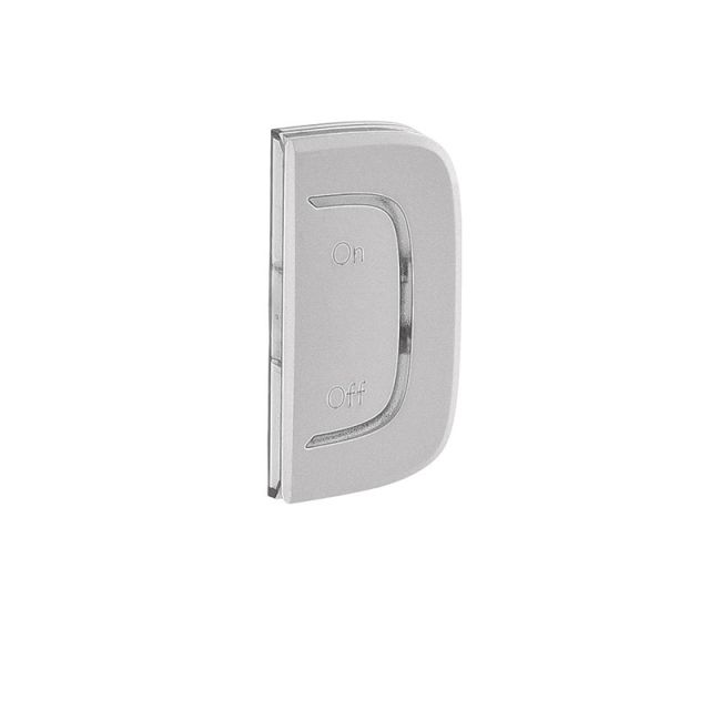 Valena Allure Plate On/Off Right 1 Module Aluminium 755549