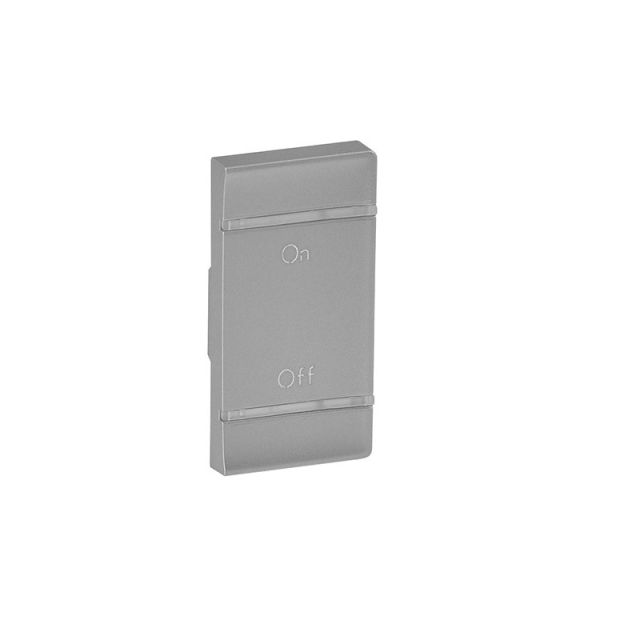 Valena Life Plate On/Off Right 1 Module Aluminium 755577